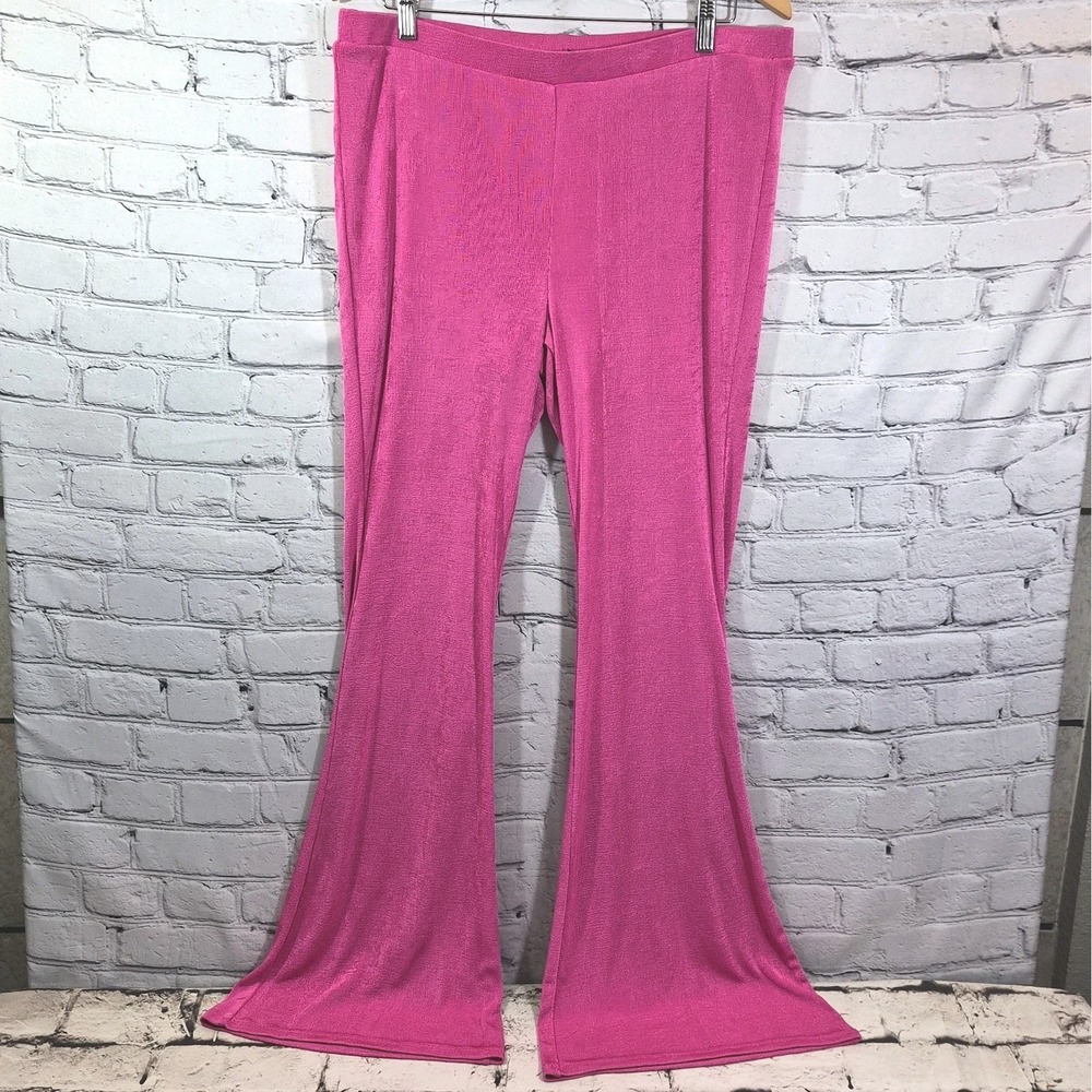 Wild Fable Pants Women XL Hot Pink Pull On Stretch High Rise Comfort